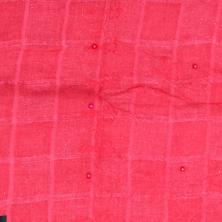 Jaheera Lawn Hijab- Red