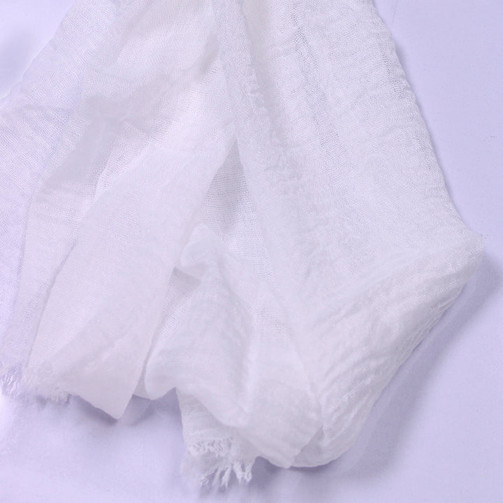 Rafiqah Crimps Hijab - White