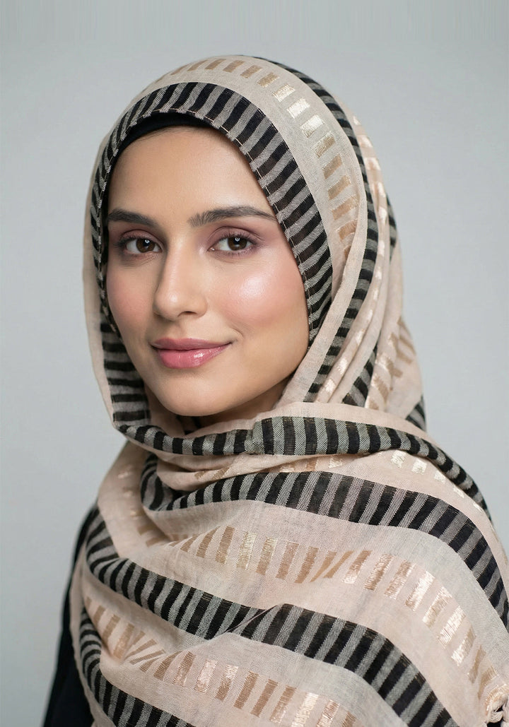 Tanvi Hijab - Cream