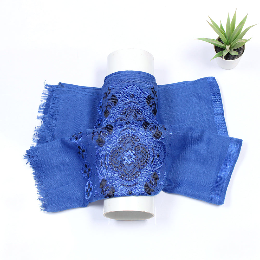 Humna Lawn Hijab - Blue