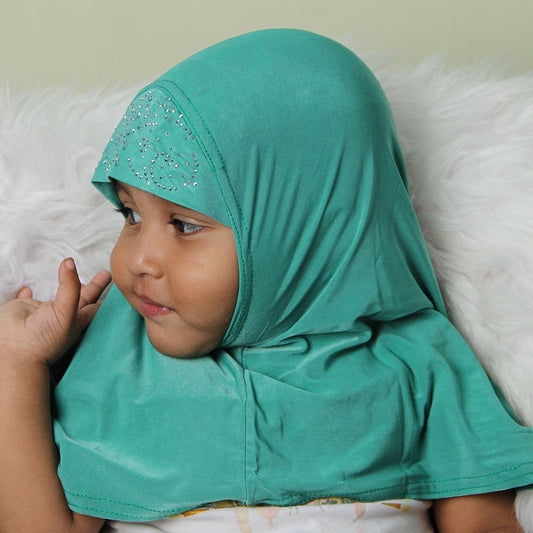 Kids Makhna Pearls - Sea Green