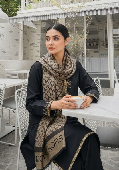 Michael Kors Pashmina Hijab  - Fawn