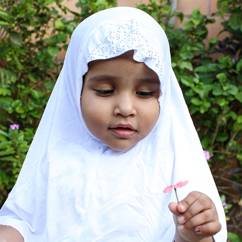 Kids Makhna Mirror - White