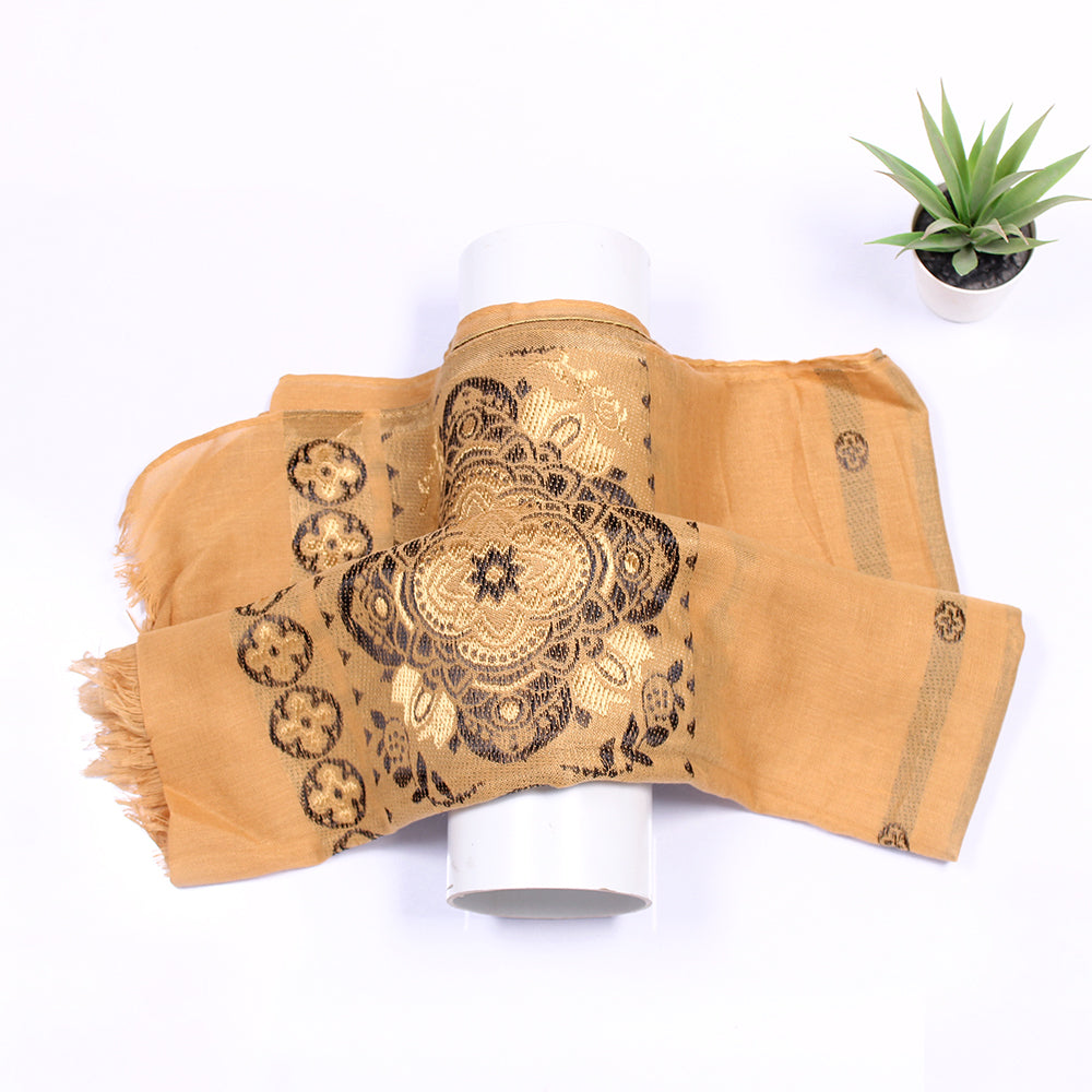 Humna Lawn Hijab - Yellow