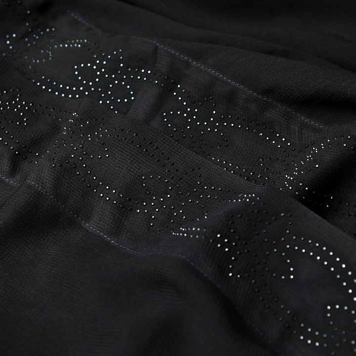 Black Stone Bow Flower - Irani Chadar