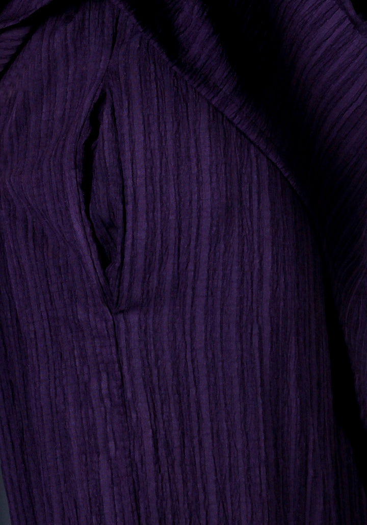 Purple Textured Co-Ord Set