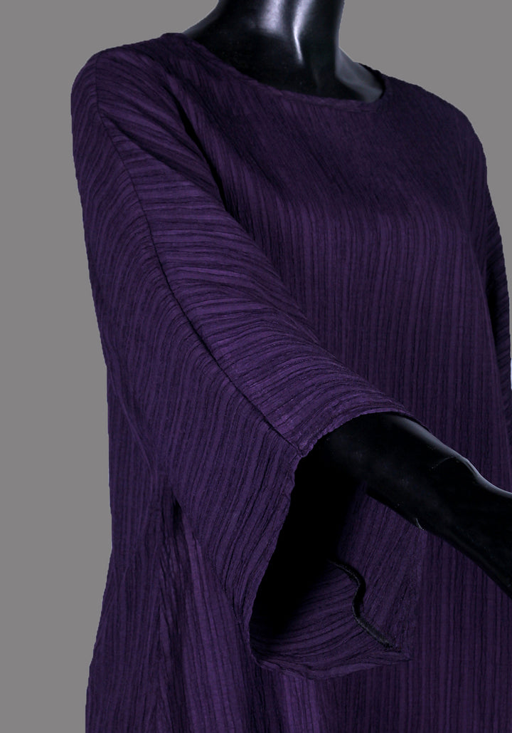 Purple Textured Co-Ord Set