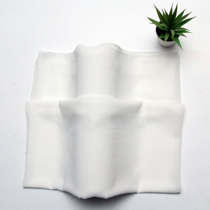 Plain Chiffon - White