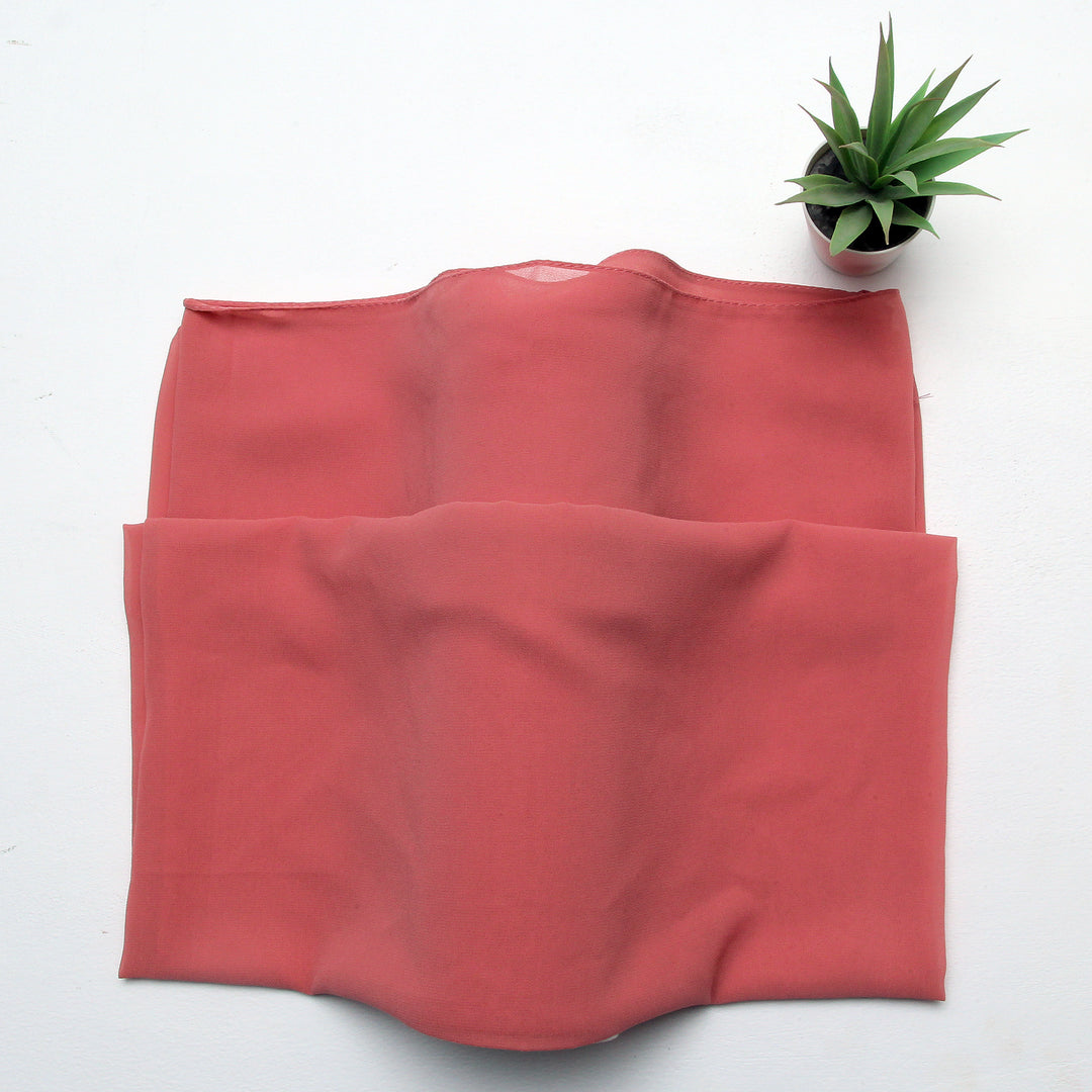 Plain Chiffon - Peach