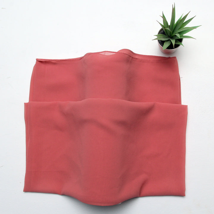 Plain Chiffon - Peach