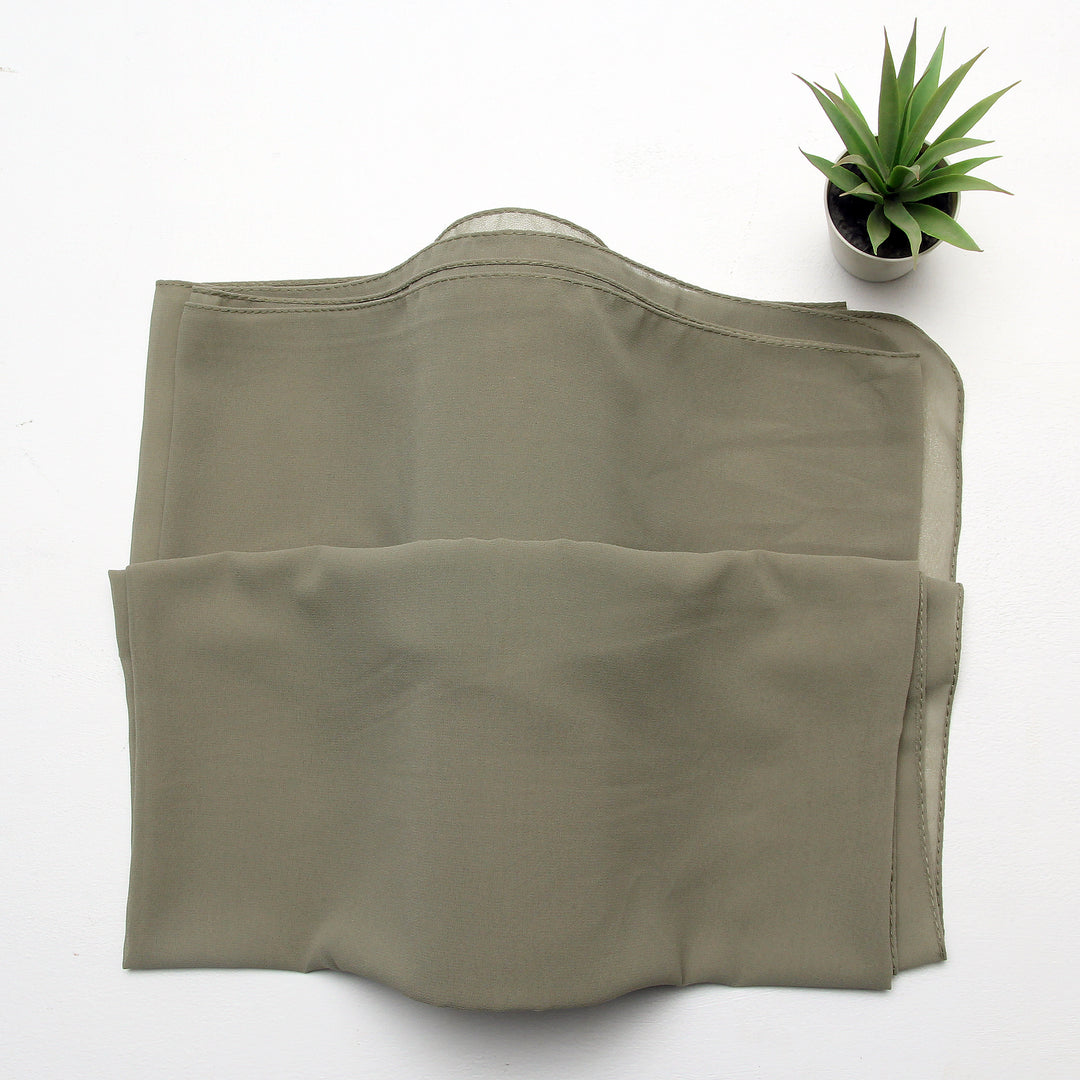 Plain Chiffon - Pista Green