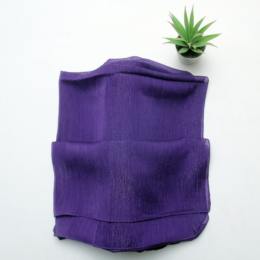 Metallic Chiffon-Purple