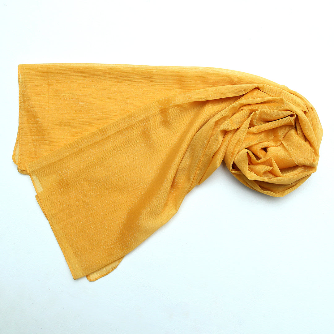 Metallic Chiffon-Yellow
