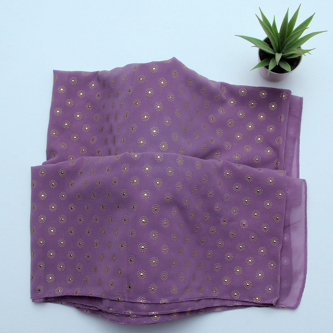 Chiffon Due Drop-Light Purple