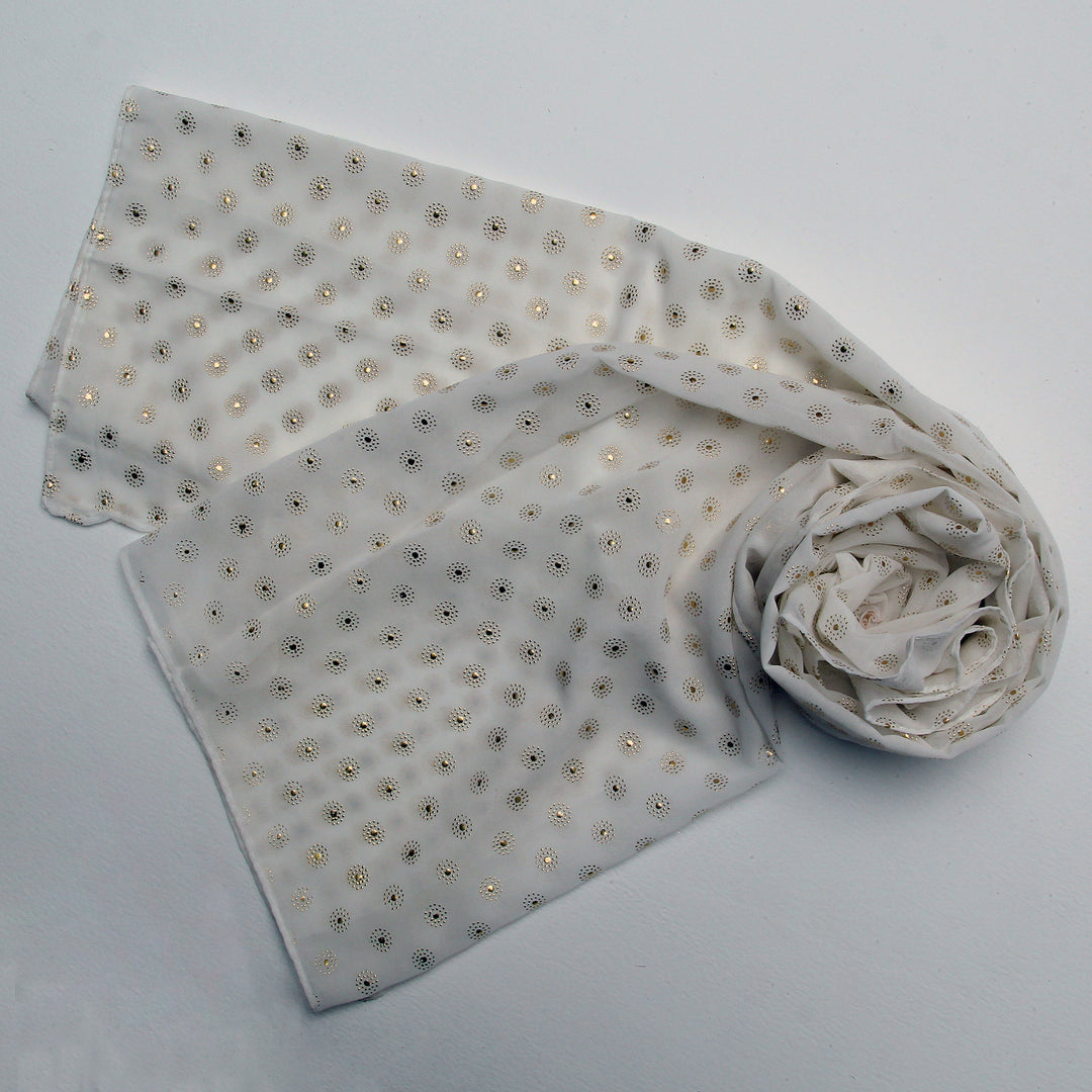 Chiffon Due Drop-White