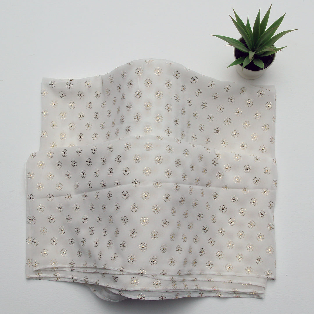 Chiffon Due Drop-White