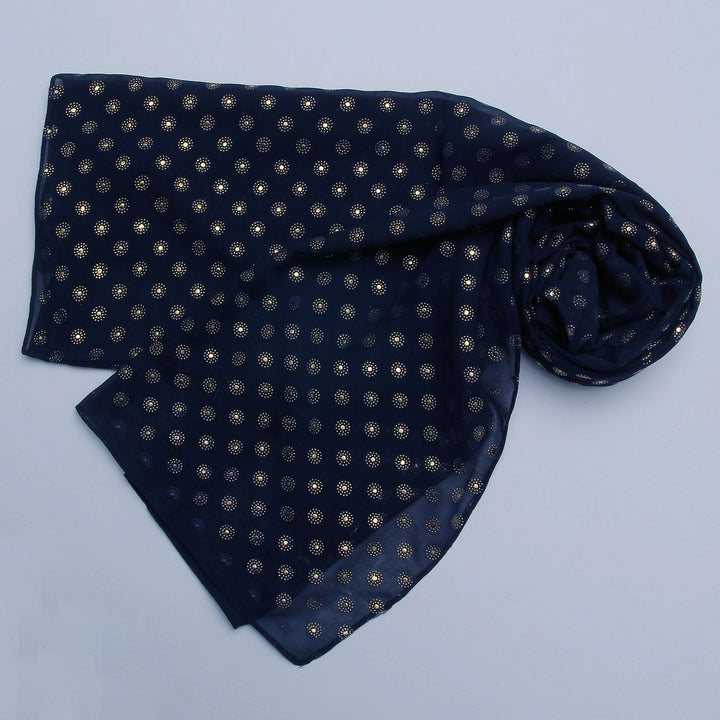 Chiffon Due Drop-Navy Blue