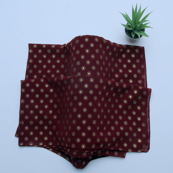 Chiffon Due Drop-Maroon