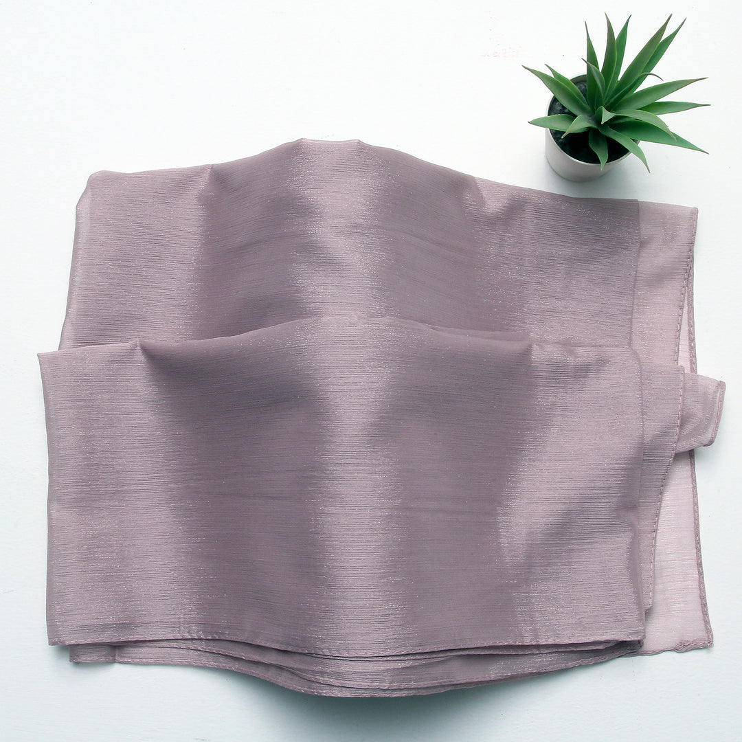 Metallic Chiffon-Powder Purple