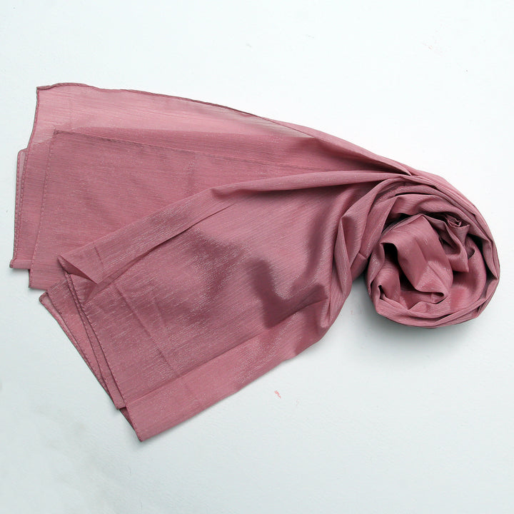 Metallic Chiffon-Tea Pink