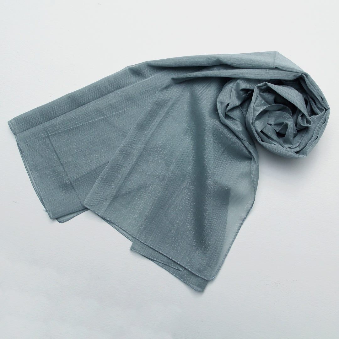 Metallic Chiffon-Mint Green