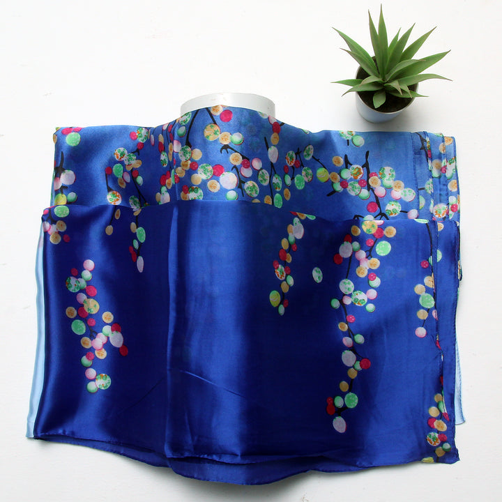 Silk Branded-Sky Blue-Royal Blue