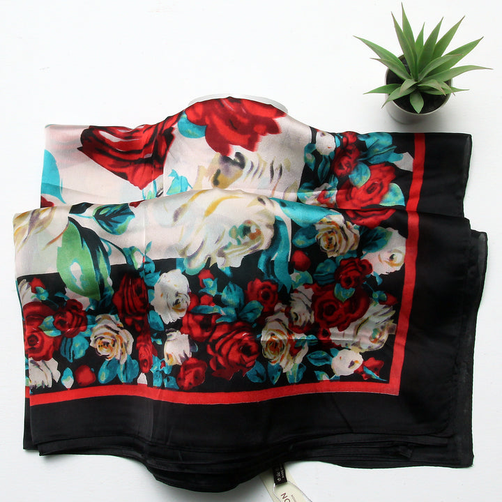 Silk Branded-Black-Red