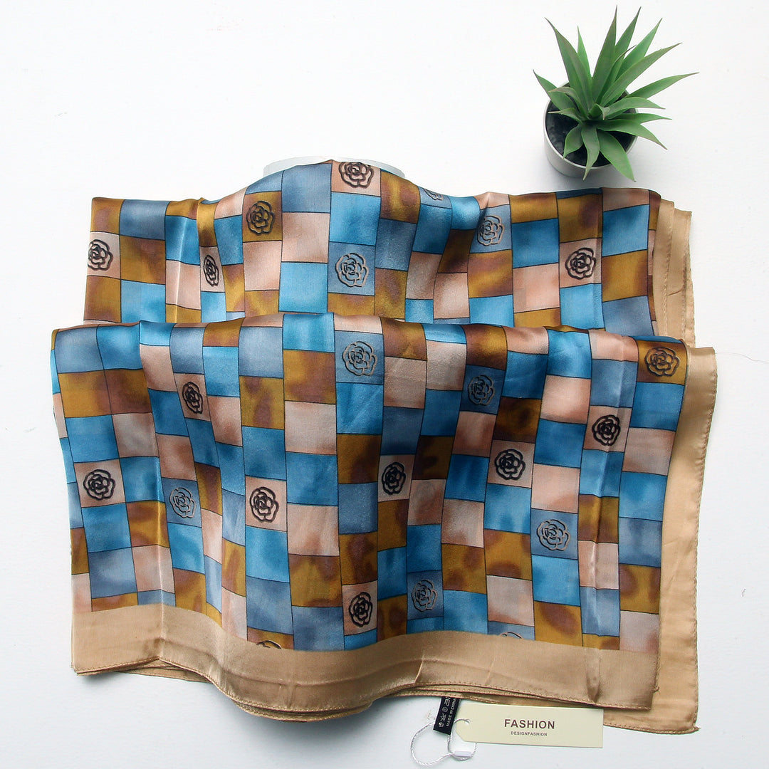 Silk Branded-Golden-Blue