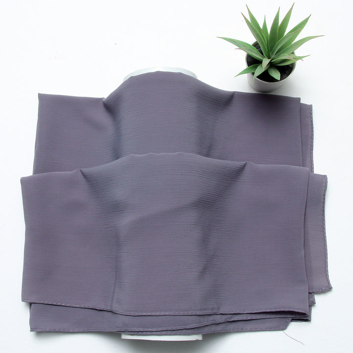 Crinkle Chiffon-Grey