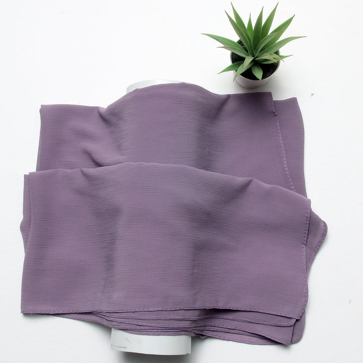 Crinkle Chiffon-Light Purple