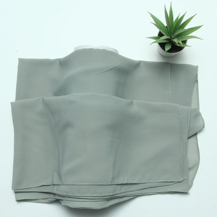 Crinkle Chiffon-Pista Green