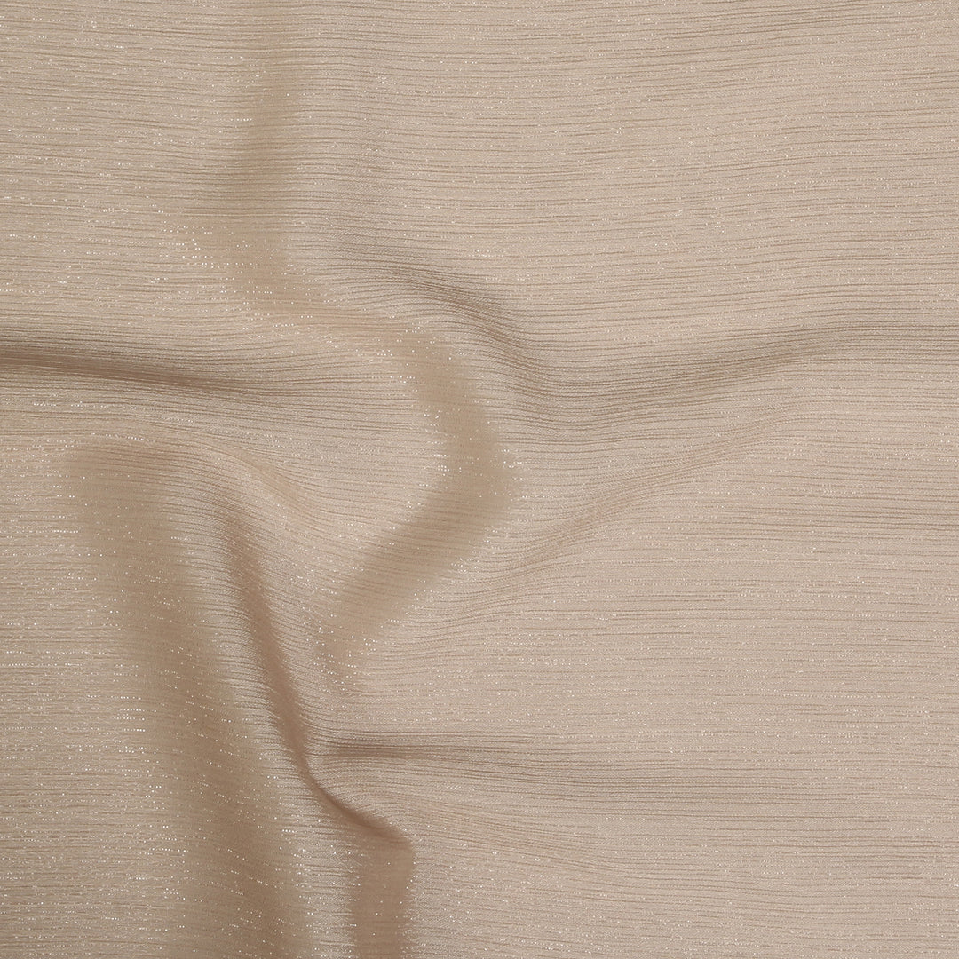 Metallic Chiffon-Beige