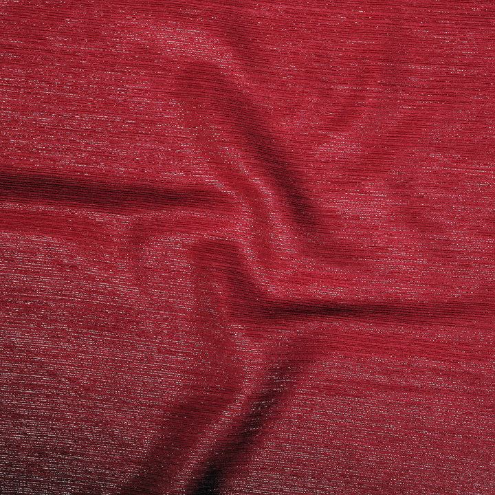 Metallic Chiffon-Red