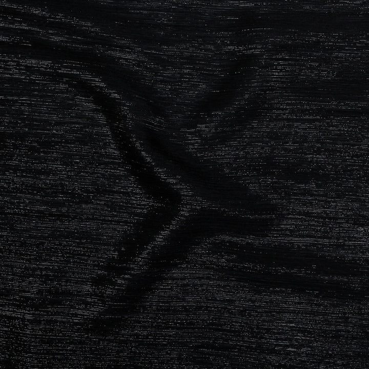 Metallic Chiffon-Black