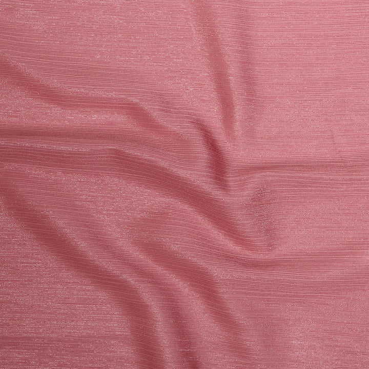 Metallic Chiffon-Tea Pink