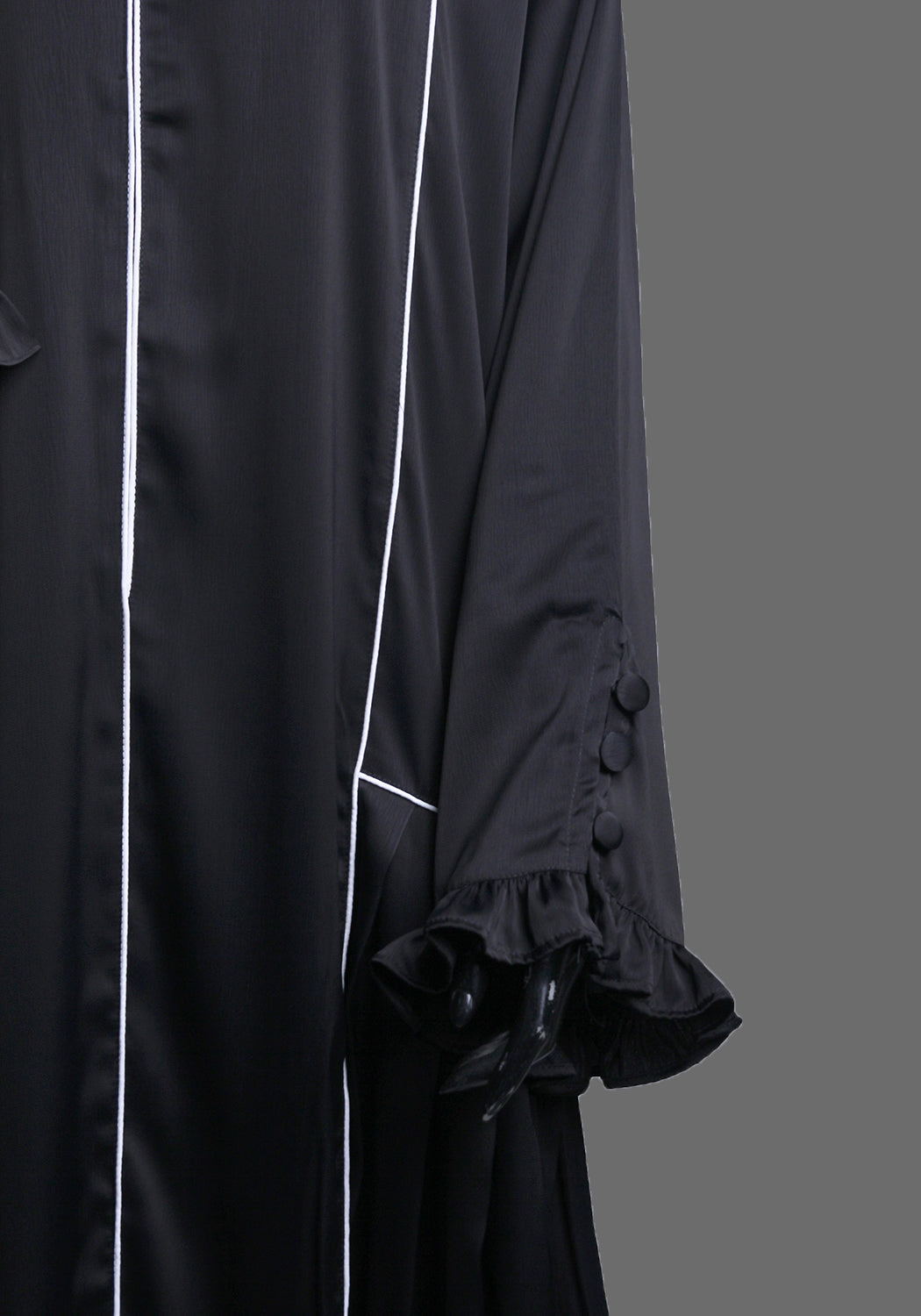 Black frill abaya