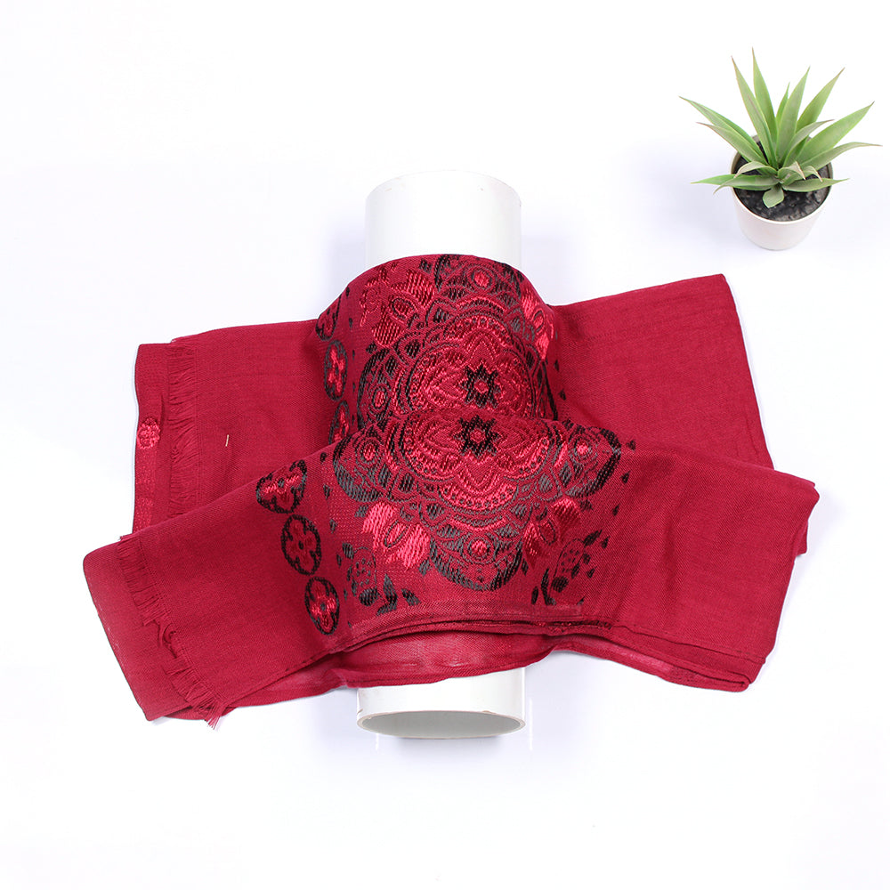 Humna Lawn Hijab - Red