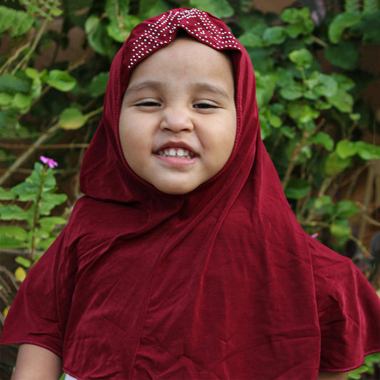 Kids Makhna Mirror - Maroon