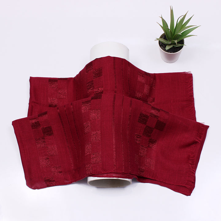 Wardah Cotton Hijab - Maroon