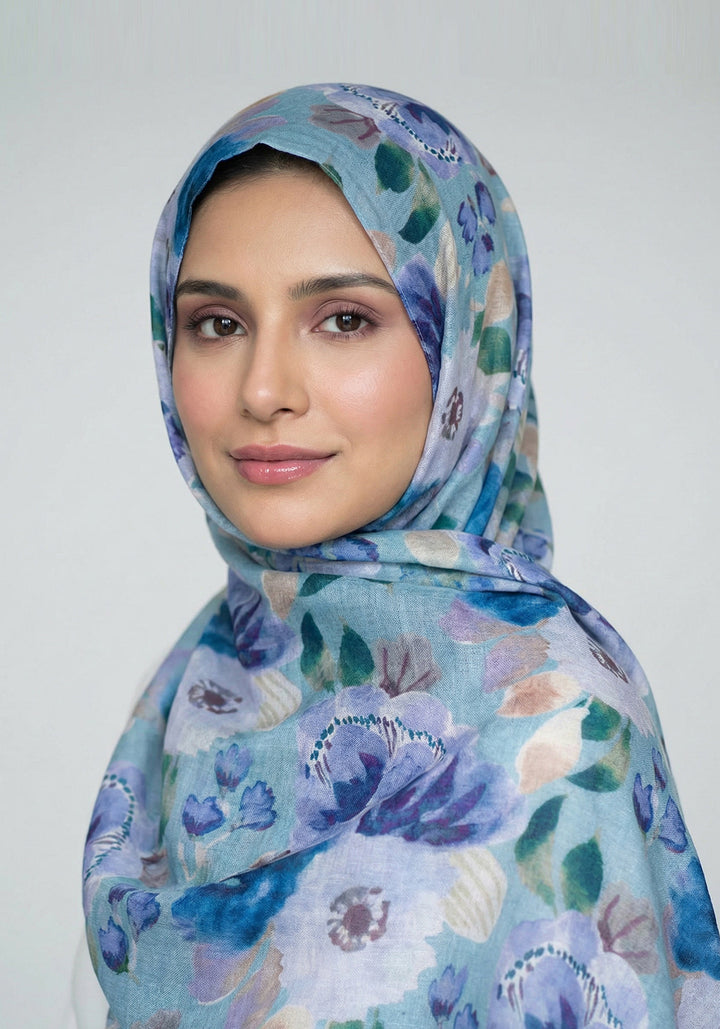 Tehsina Hijab - Light Blue