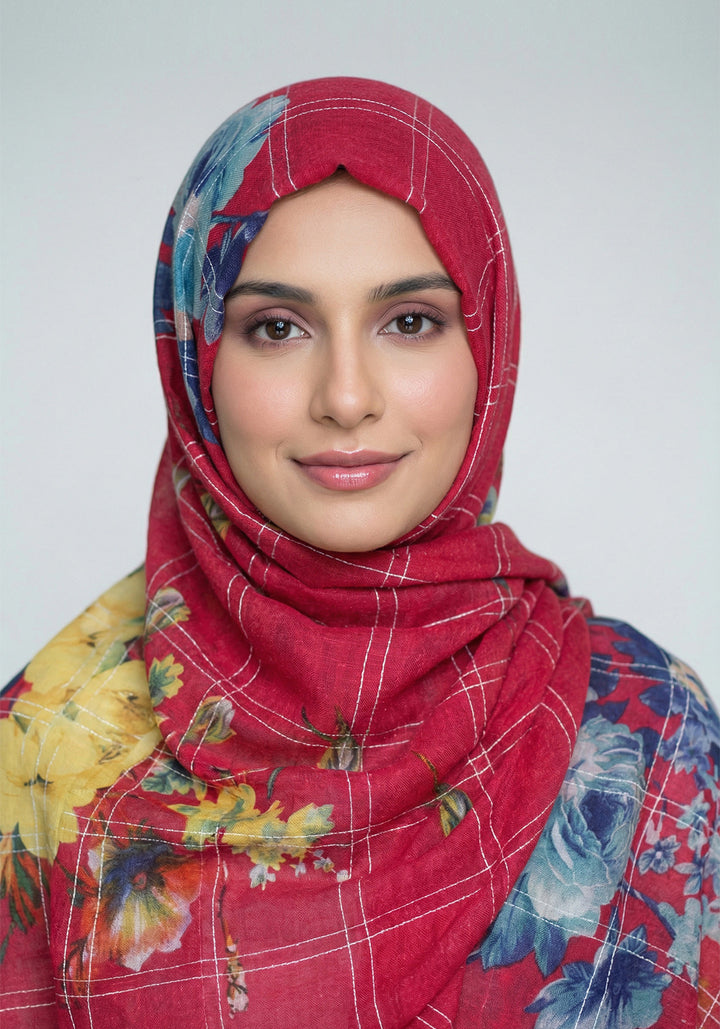 Mahnoor Hijab - shocking pink