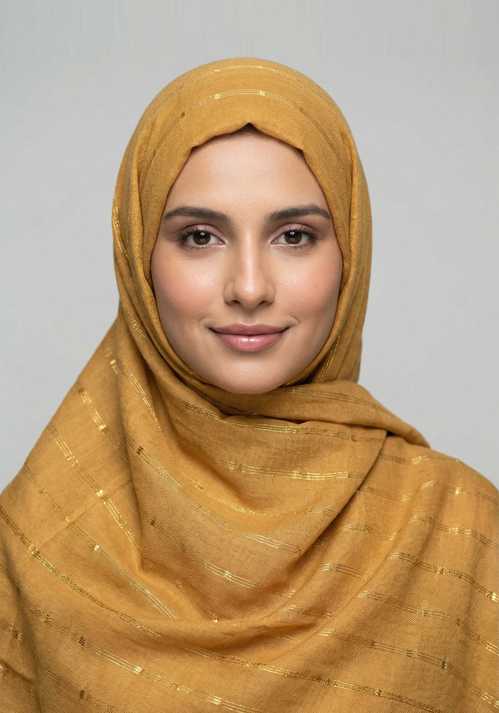 Setareh Cotton Hijab - Musterd