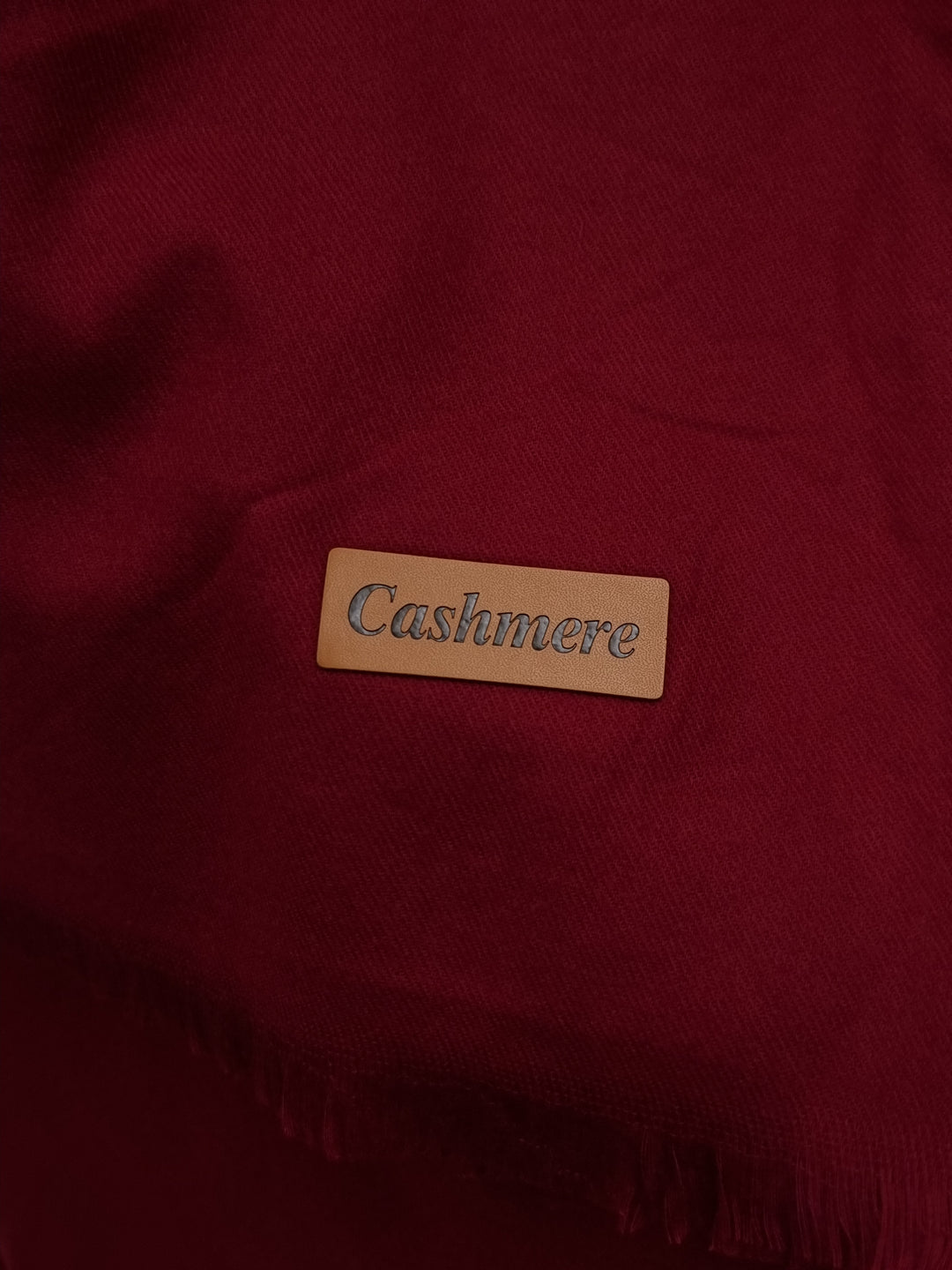 Woolen Cashmere Shawl -Red