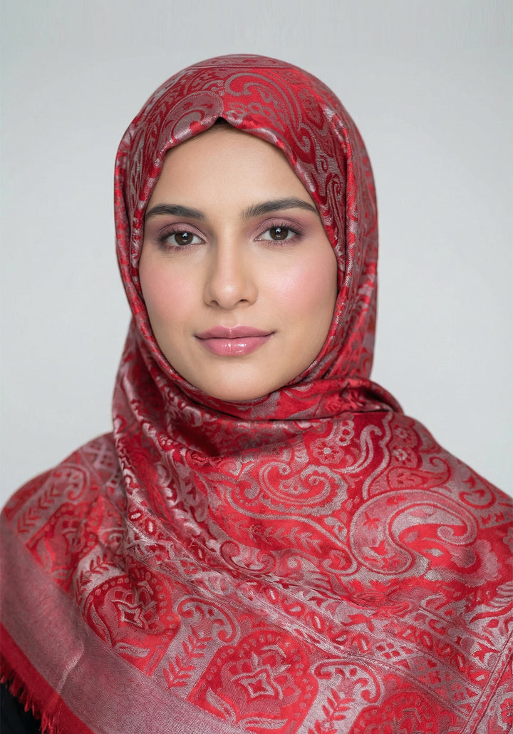 Yurfana Hijab - Red