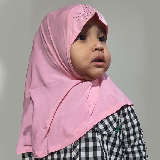 Kids Makhna Pearls - Baby Pink