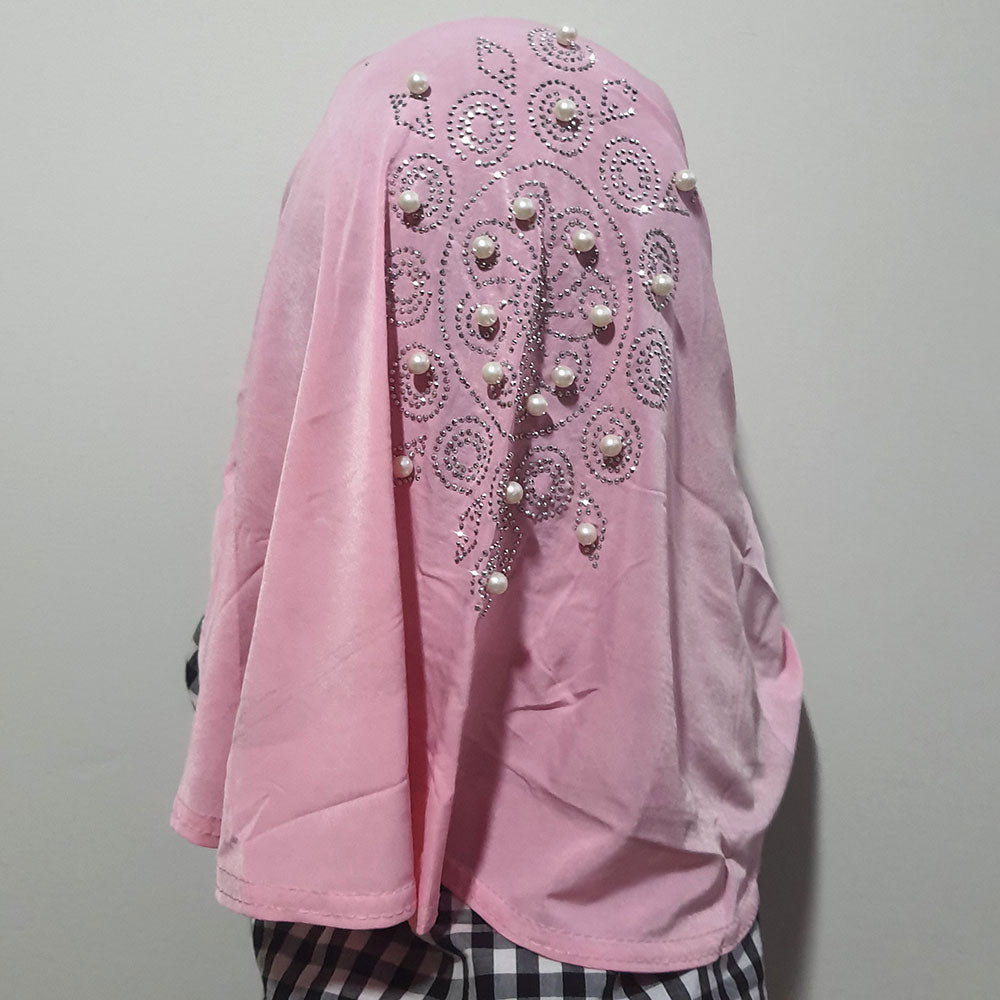 Kids Makhna Pearls - Baby Pink