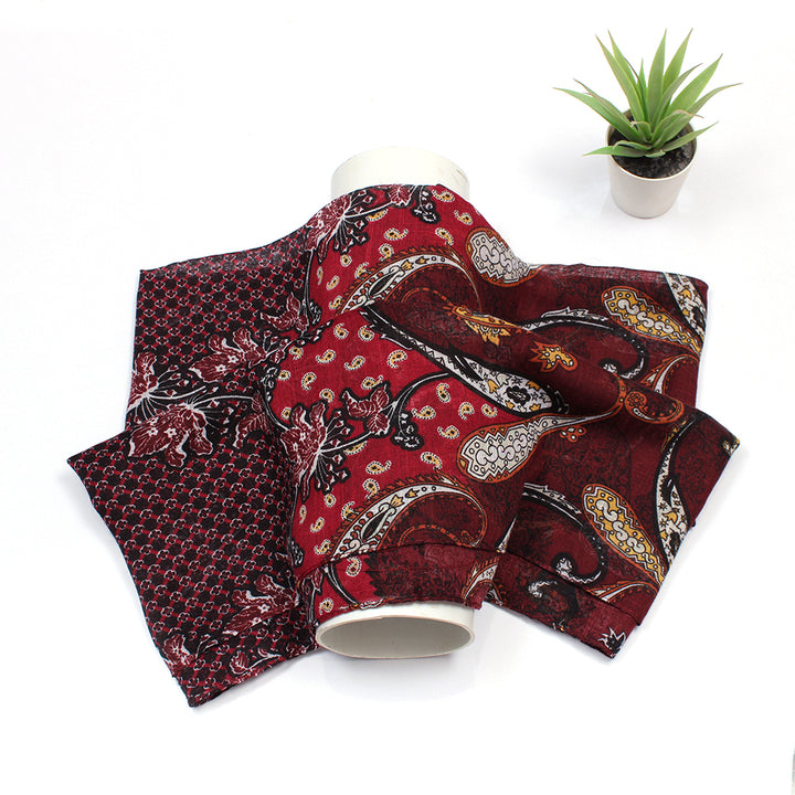 Manoush Lawn Hijab - burgundy