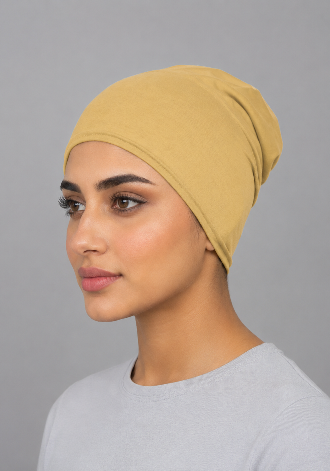 Tube Hijab Cap - Butter Cream