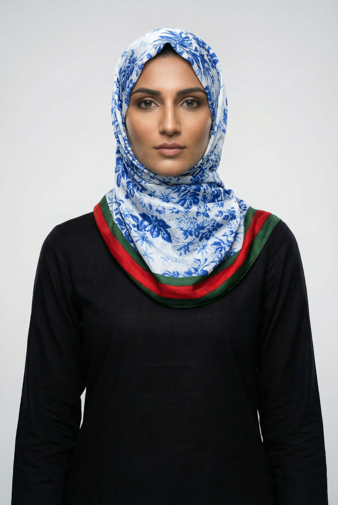 Silk Branded-White-Blue