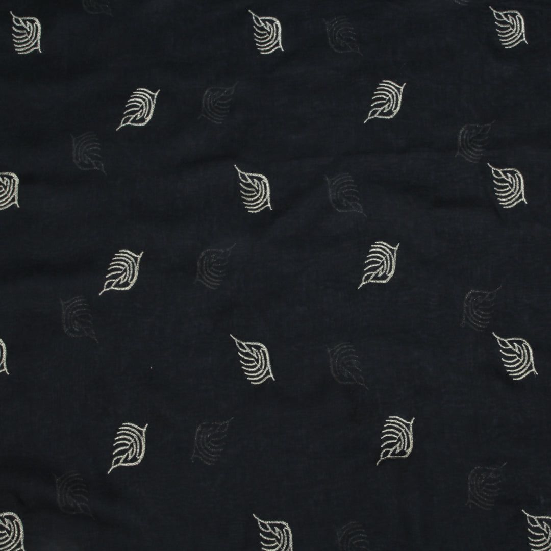 Lawn Embroadry-Black